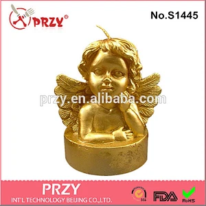 high quality 3d silicone angel candle mold