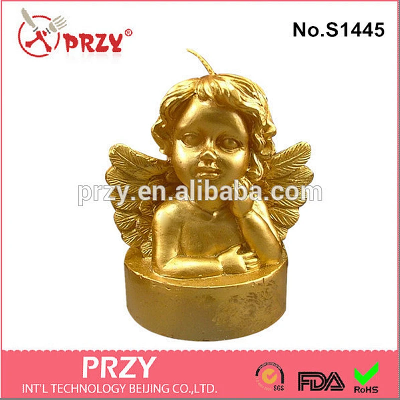 high quality 3d silicone angel candle mold