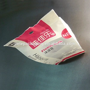 Customized waterproof plastic PE bags for flower bath