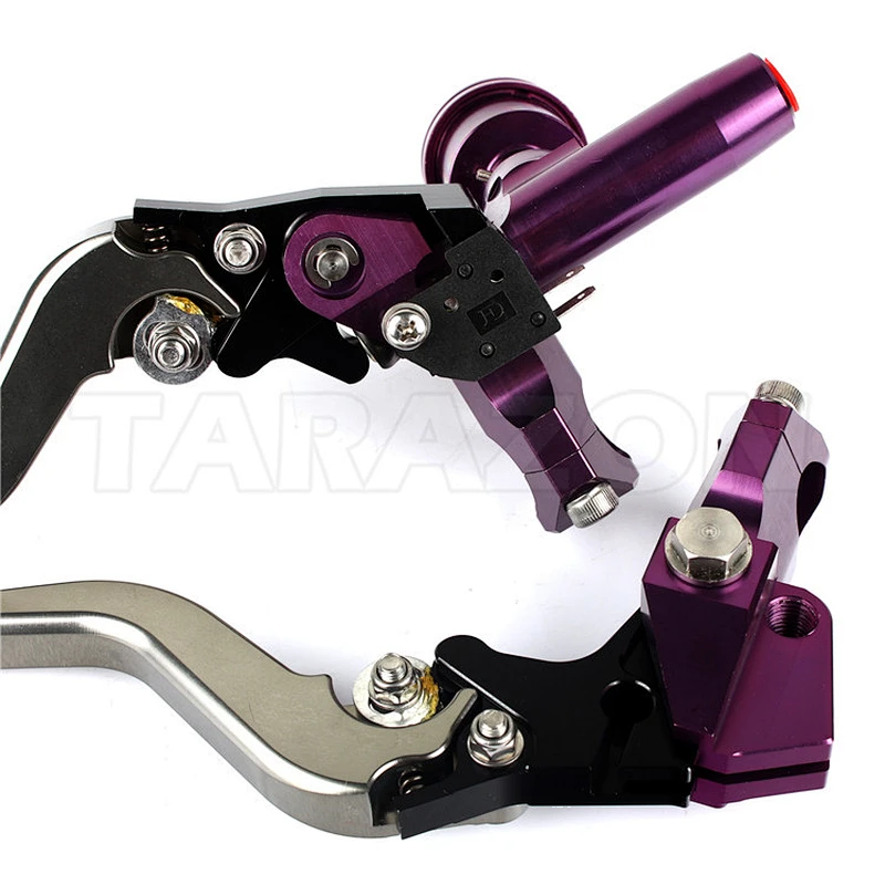 CNC Universal Motorcycle Brake Clutch Master Cylinder Reservoir Lever