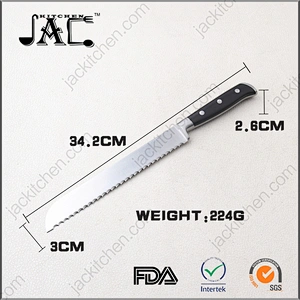 FDA Stainless Steel 8 Inch Yangjiang Kitchen Knife Manual Bread Cutter