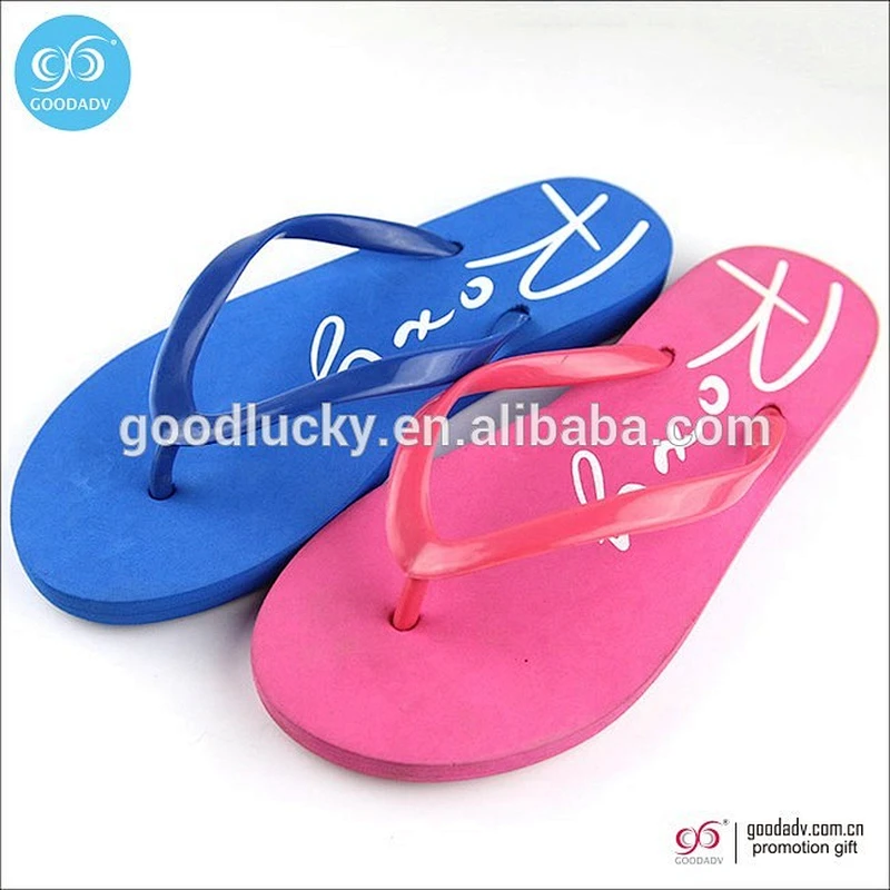 Promotional cheap summer beach slipper colorful flip flops