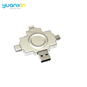 4 3 In 1 Micro Magnetic Usb Hub Otg Antenna Custom Usb Cable For Apple Tv
