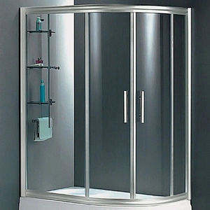 Hotel Sector Modern Enclose Portable Shower Room Shower Cabin With Acrylic Base