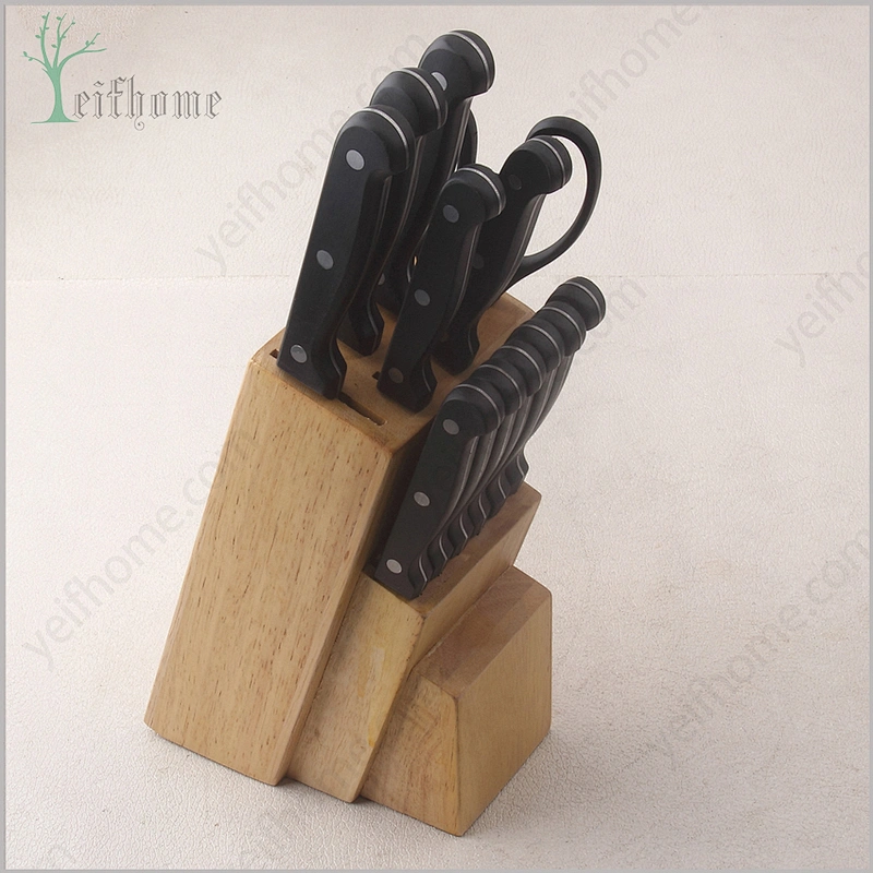 2017 13-Piece amazon kitchen knife set with Wooden Block