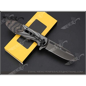 Custom Logo Folding Knife Tactical Quick Opening Pocket Knife