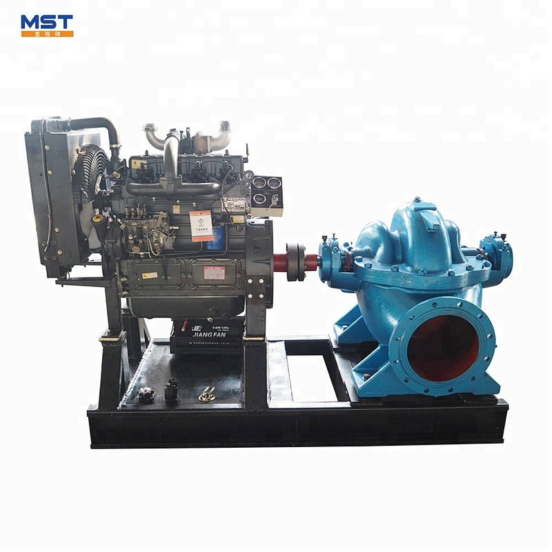 Centrifugal water pump 20hp with diesel engine