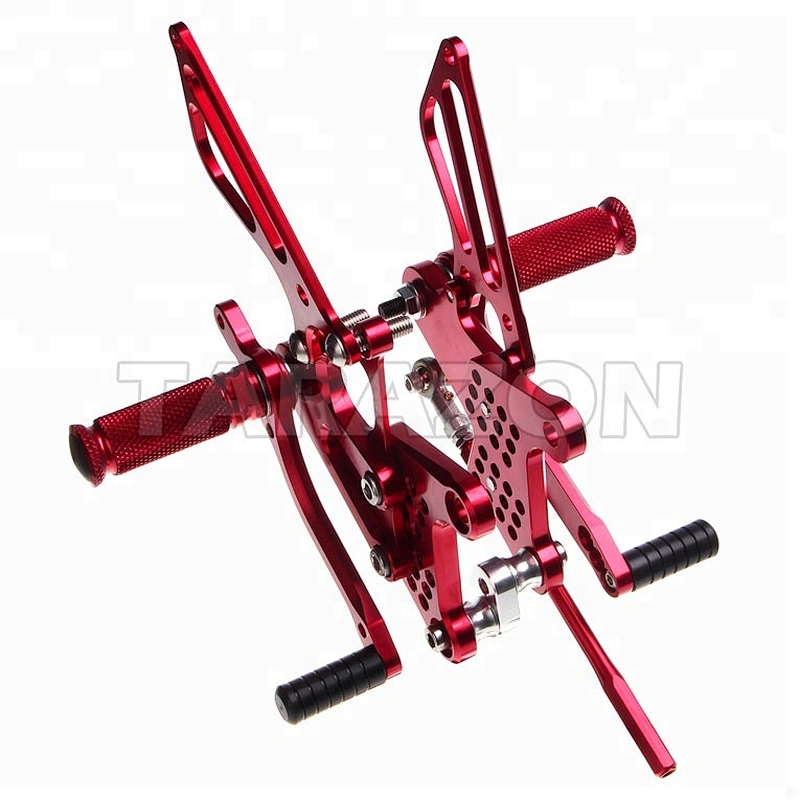 TARAZON brand top quality 6065 T6 aluminum adjustable motorcycle rear sets for Aprilia