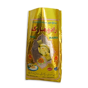 Customized plastic foil laminated pp woven basmati rice flavour bag for Pakstan,100 kg bag for rice