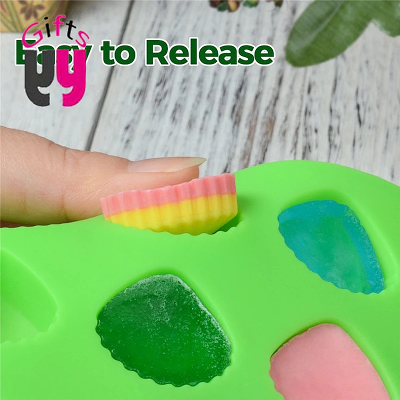 mini Cavity Silicone Cake Chocolate Candy Mould Heart Form Bake Tool DIY