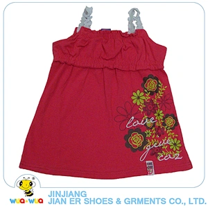 Latest designs children girls 100%cotton breathable party dress