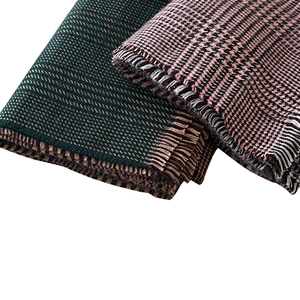 Square Silk Scarves Block Printed Silk Saree Knitted Scarf
