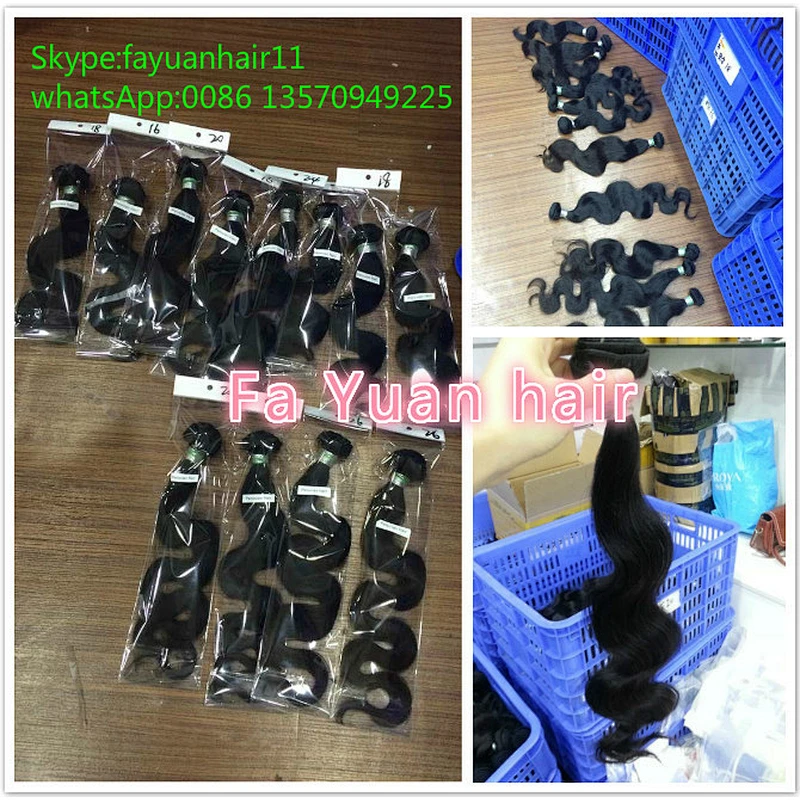 Natural color body wave virgin Filipino hair extensions plus hair weave long lasting for 1 to 2years