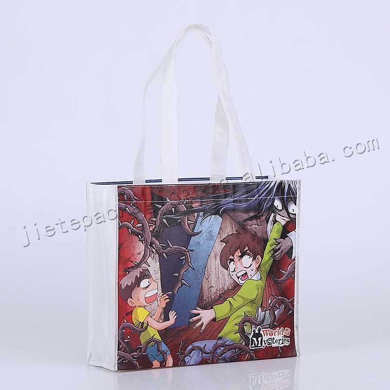 Customized design printing Reusable Bopp Laminated Non Woven Shopping Bag for gift,market
