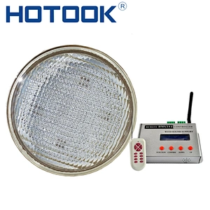 HOTOOK Glass 100W replacement DMX 12V IP68 rgb par56 led pool light