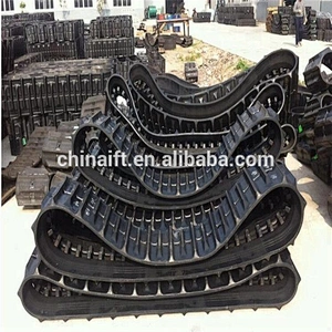 High quality undercarriage parts rubber track for KX60 excavator