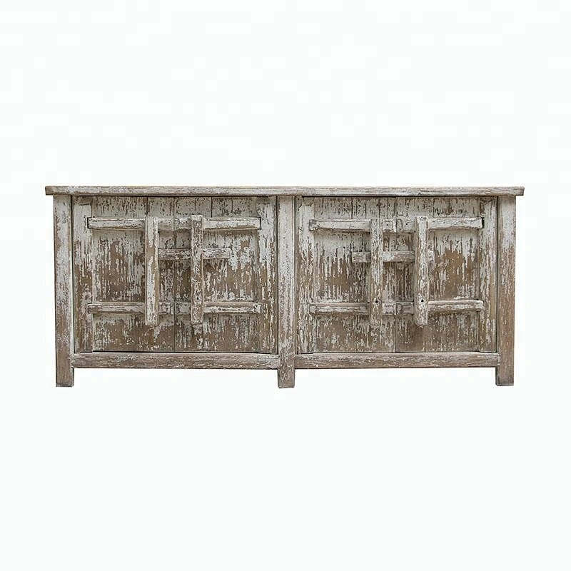 wholesale chinese antique distressed rustic storage sideboard furniture