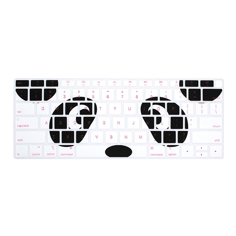 Custom Stylish Design English custom silicone keyboard cover Skin keyboard protector for MacBook Air 13 inch 2018 A1932