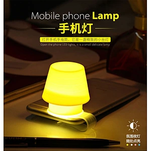 Eco-friendly silicone lamp for cell phone