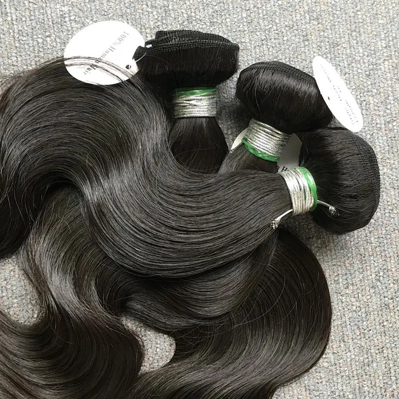 Manufacturer Price body wave hair wholesale virgin brazilian hair  guangzhou brazilian hair