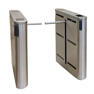 High Quality Stainless Steel Housing Drop Arm Turnstile For Train Station