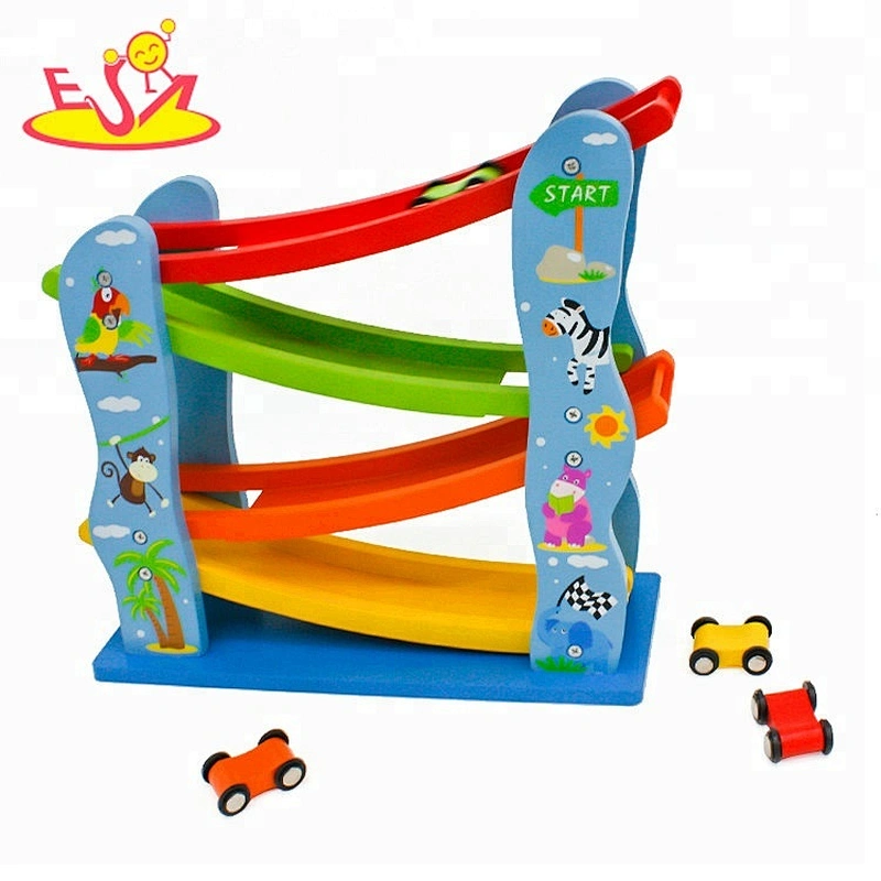 Most popular kids wooden toy car track for wholesale W04E045