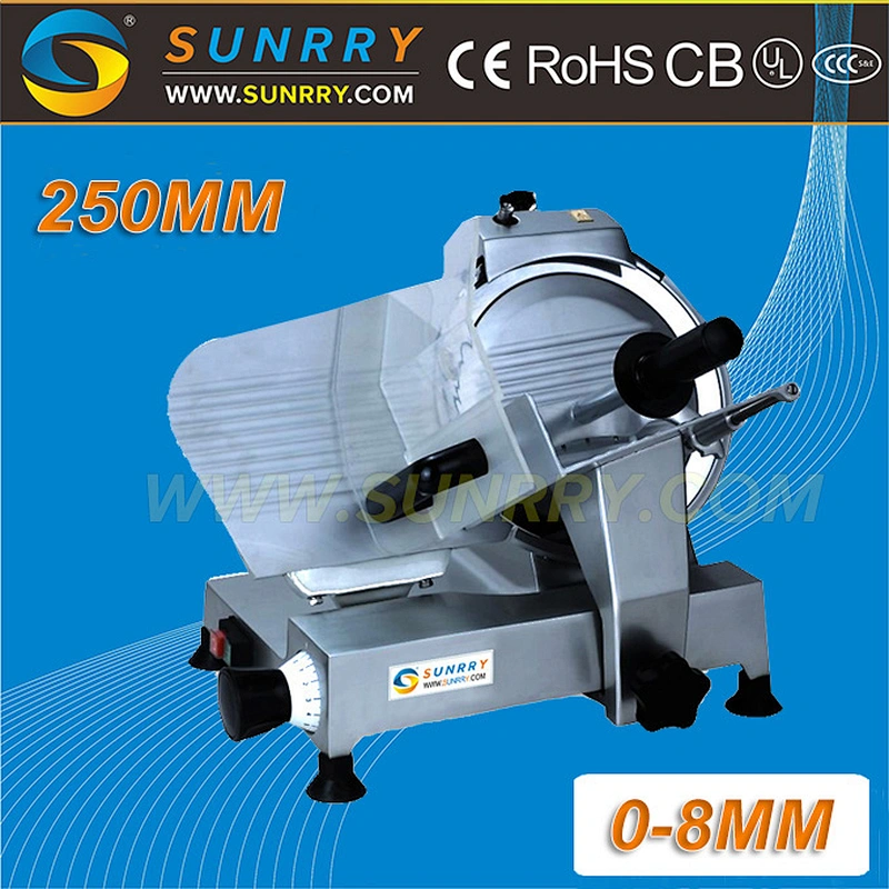 Meat Slicer Machine bade diameter 250 mm Portable Meat Slicer is Italy blade Meat Slicer for CE (SY-MS250SN SUNRRY)
