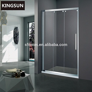 Stainless Steel 6MM Tempered Glass Sliding Shower Door