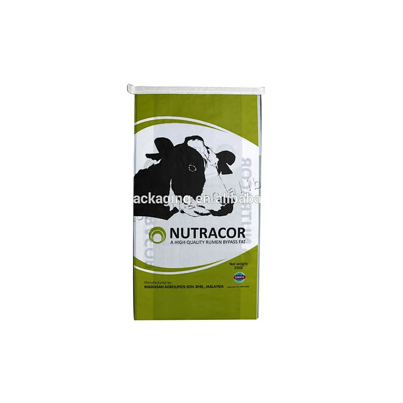 Laminated pp woven animal feed packaging bag for livestock and poultry food
