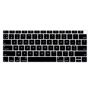 french US Arabic Korean Taiwanese russian thai Silicone Keyboard Cover for MacBook Air 13 A1932 2018 new air keyboard cover