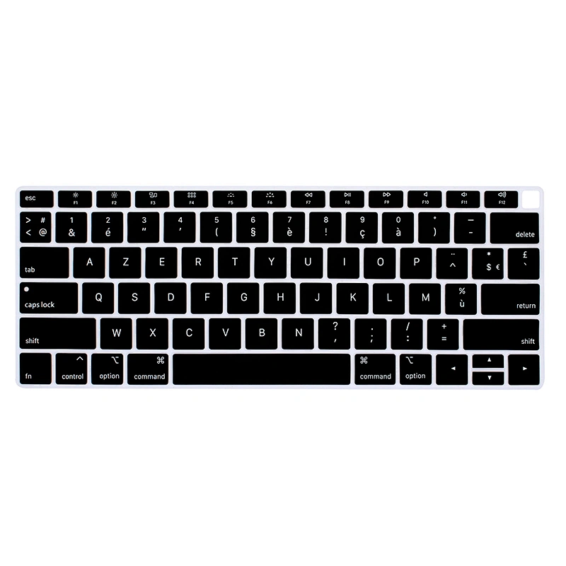 french US Arabic Korean Taiwanese russian thai Silicone Keyboard Cover for MacBook Air 13 A1932 2018 new air keyboard cover