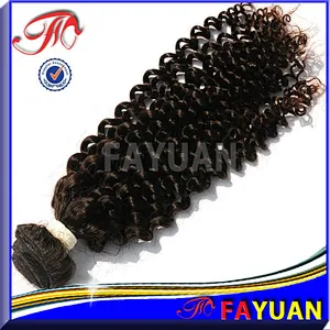 Density Full cuticle 100% raw unprocessed brazilian human hair afro kinky curly
