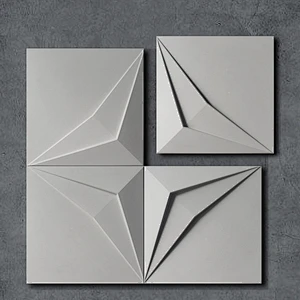 Geometric concrete Brick mould decorative wall brick Molds  cement simple background wall Tiles silicone  mould