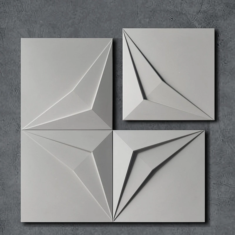 Geometric concrete Brick mould decorative wall brick Molds  cement simple background wall Tiles silicone  mould