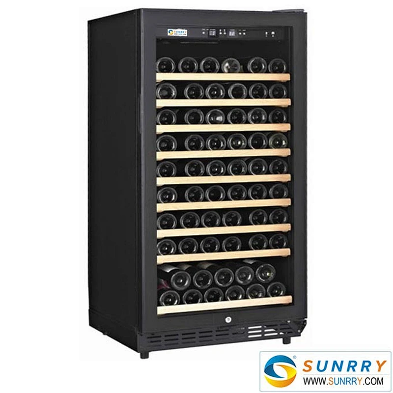 Commercial electric corner cooler wine fridge for beer