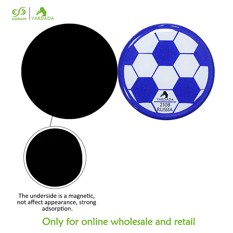 2018 football cup round butterfly cartoon epoxy fridge magnet new decoration for home decorative promotion in stock