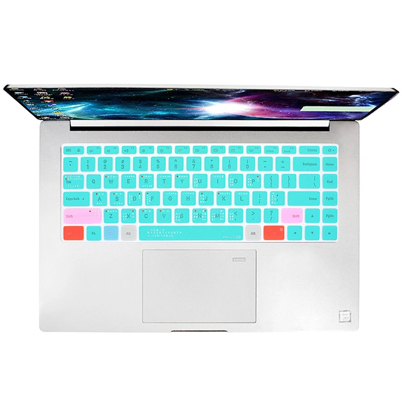 keyboard protector Colored Laptop Keyboard Skin Glow in The Dark keyboard cover for Xiao mi Pro 15.6 Notebook Win 10 Intel