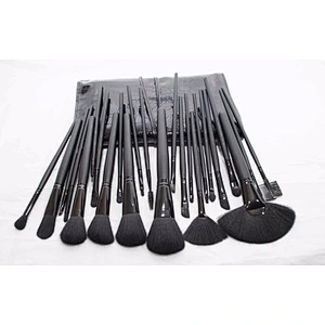 Beauty tools professional makeup brush set black matte makeup brushes
