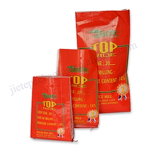 New material laminated polypropylene pp woven rice bag set for 5kg 10kg 25kg