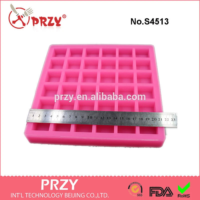S4513 square silicone soap mold soap loaf mold food grade silicone molds
