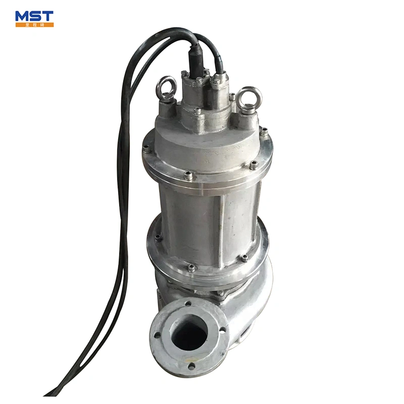 Submersible sand dredge pump with cutter head