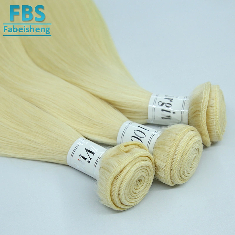 Wholesale Top Quality Soft 613 Blonde Straight Hair Weave 100% Virgin Brazilian Human Hair