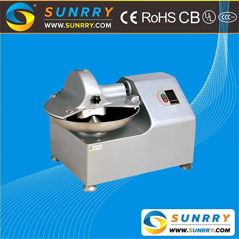 Food bowl chopper productivity 120kg/h chopper with bowl capacity 8L meat bowl chopper machine for CE (SY-FC8A SUNRRY)
