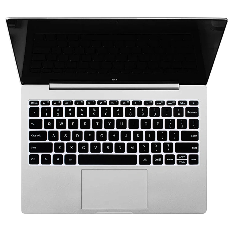 Washable Ultra Slim English silicone keyboard skin keyboard skin for xiaomi air notebookMI Air 13.3