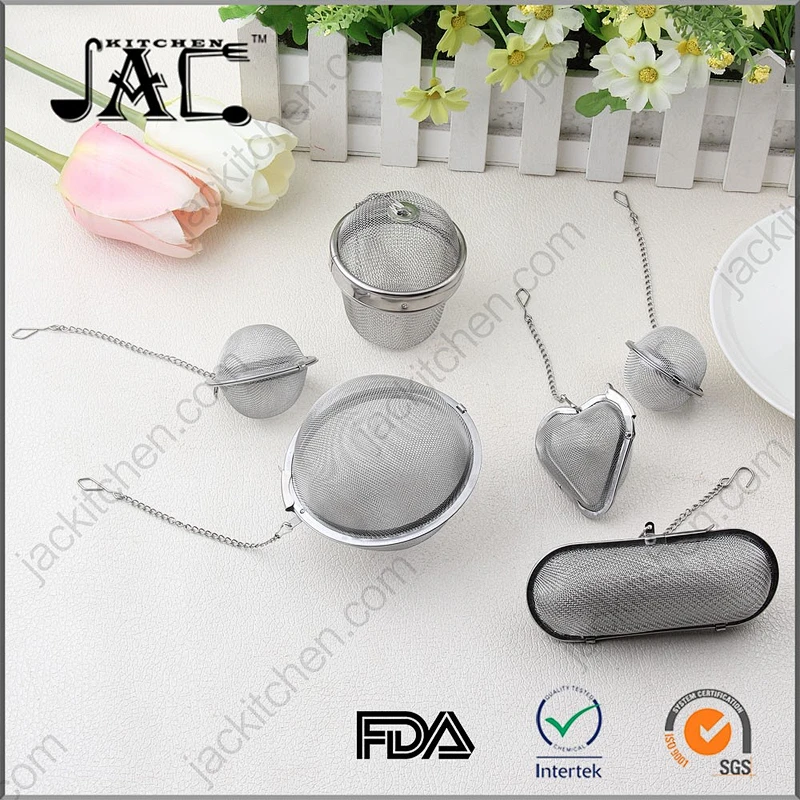 FDA approved Stainless Steel Wholesale Mesh Tea Ball Infuser