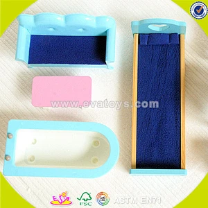 wholesale beautiful play wooden princess doll house for girls W06A102