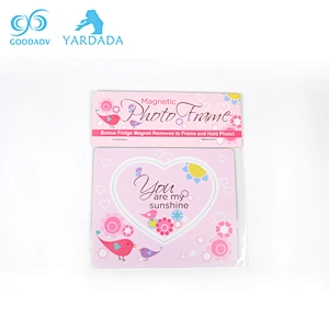Wholesale Shaped Custom Fridge Paper Printing Souvenir Magnetic Photo Frame