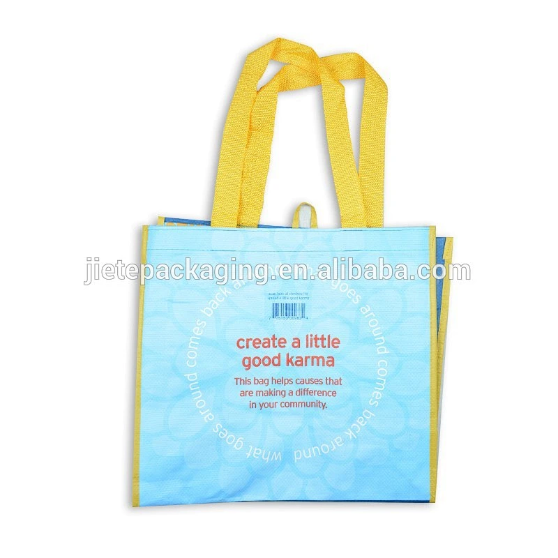 White recyclable polypropylene shopping bag 25kg 50kg pp lamination woven sack