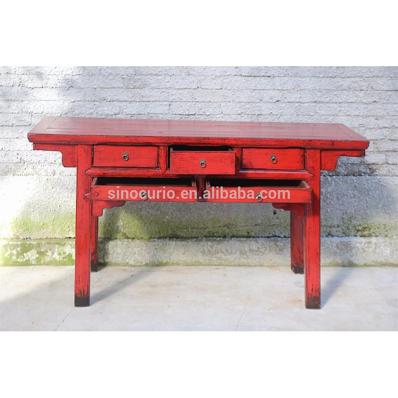 Chinese style antique furniture drawers hobby lobby console table