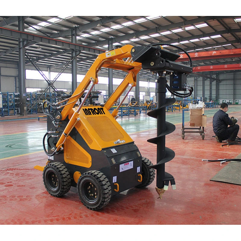 EPA ENGINE Power 23hp 800kg mini skid steer loader YF380 with rototiller ripper attachment
